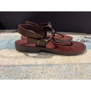Noah's Unisex Genuine Leather Biblical Sandals thong Style Kids Size: 4.5
